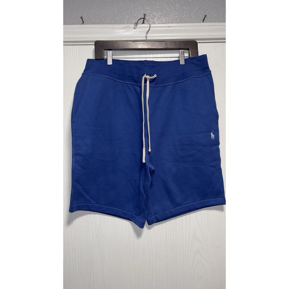 Polo Ralph Lauren Shorts XXLarge Double Knit Sweat Track Shorts Blue